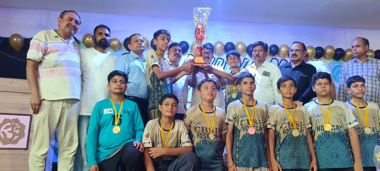 Read more about the article CBSE West Zone Handball Tournament 2026: Historic Victory for Nosegay Public School Boys U-14