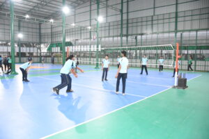 Students participating in sports at Nosegay Public School